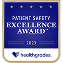 Award logo for Named Among the Top 5% in the Nation for Patient Safety, 2019, 2020, 2021, 2023